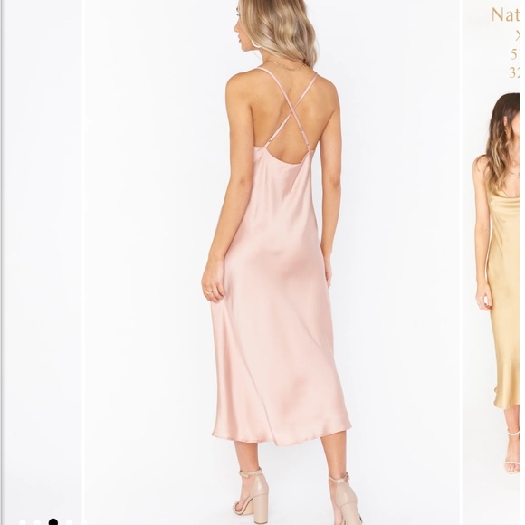 WORN ONCE Show me your Mumu satin dress - Picture 2 of 8